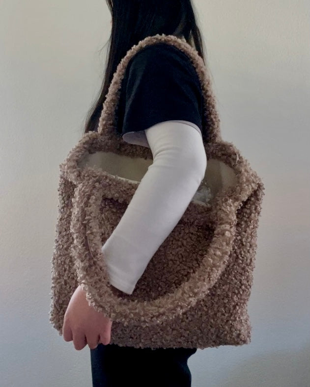 Brown Teddy Tote Bag