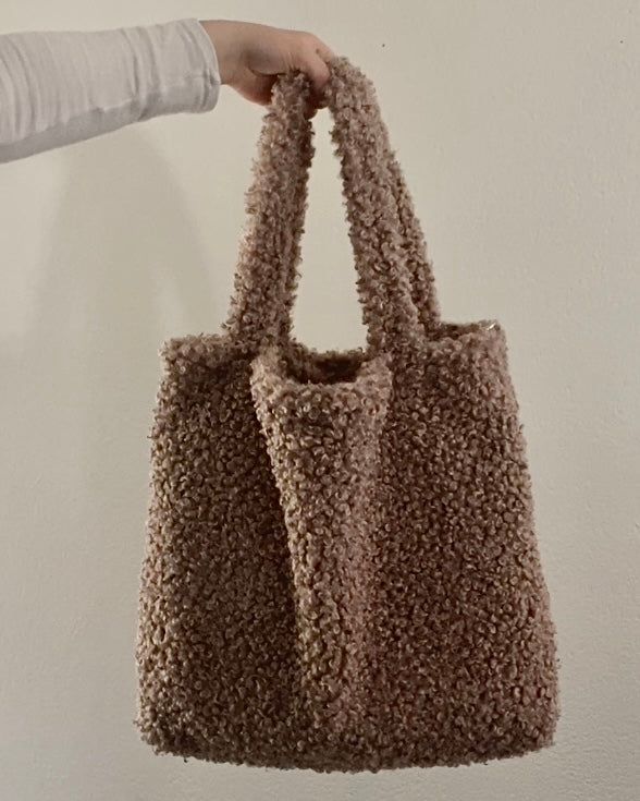 Brown Teddy Tote Bag