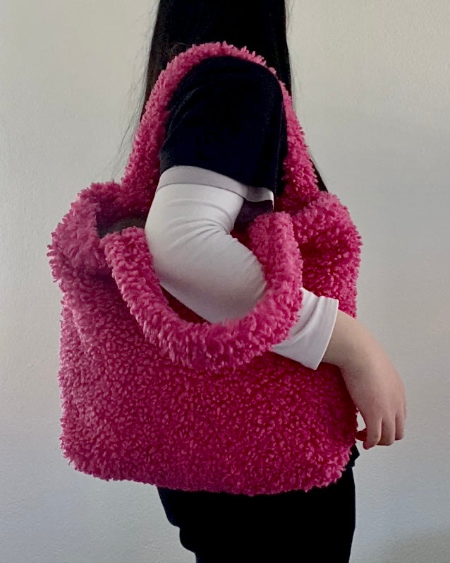 Pink Teddy Tote Bag