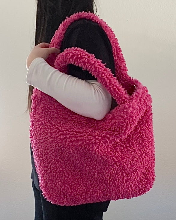 Pink Teddy Tote Bag