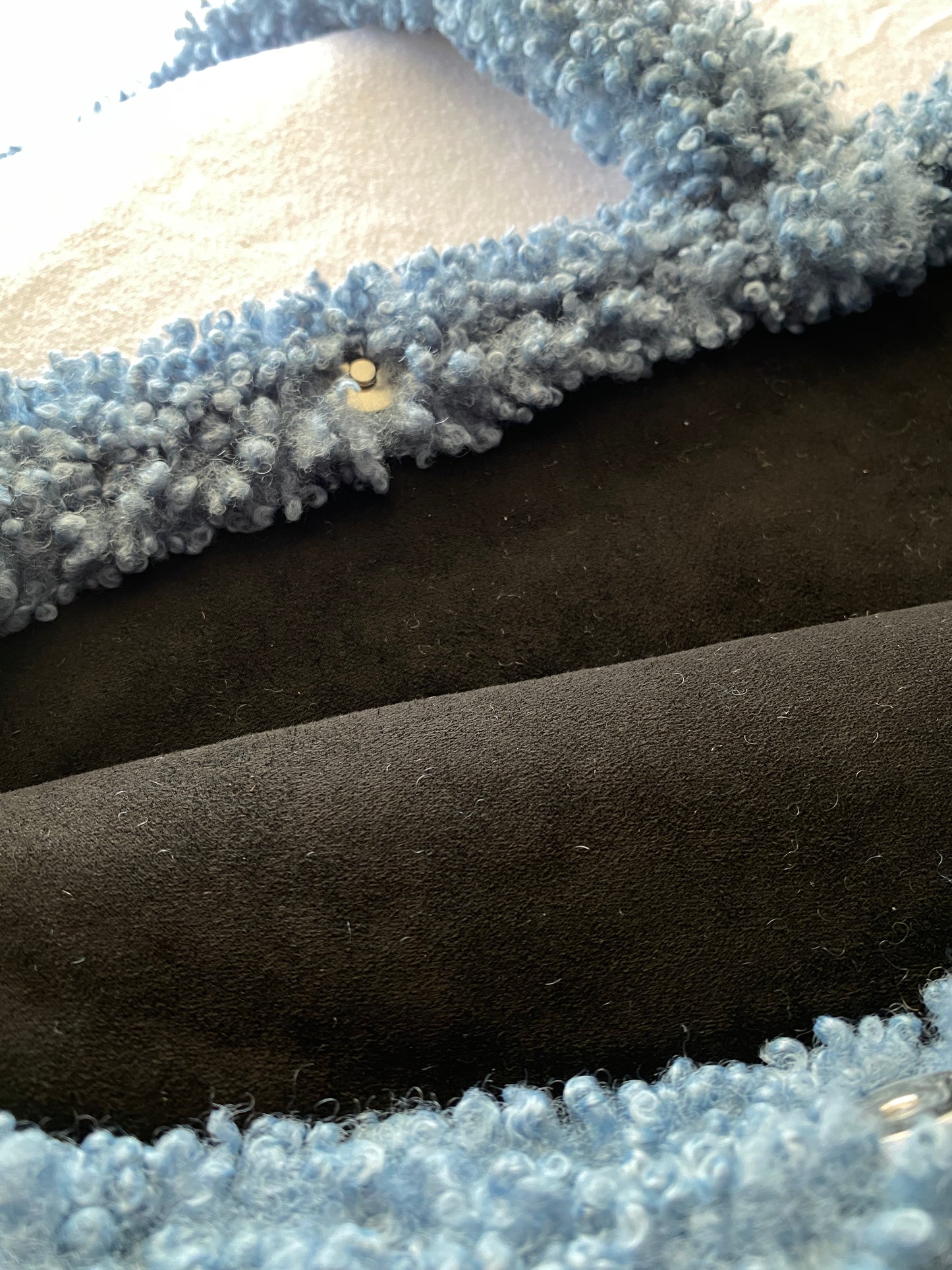 Light Blue Teddy Tote bag