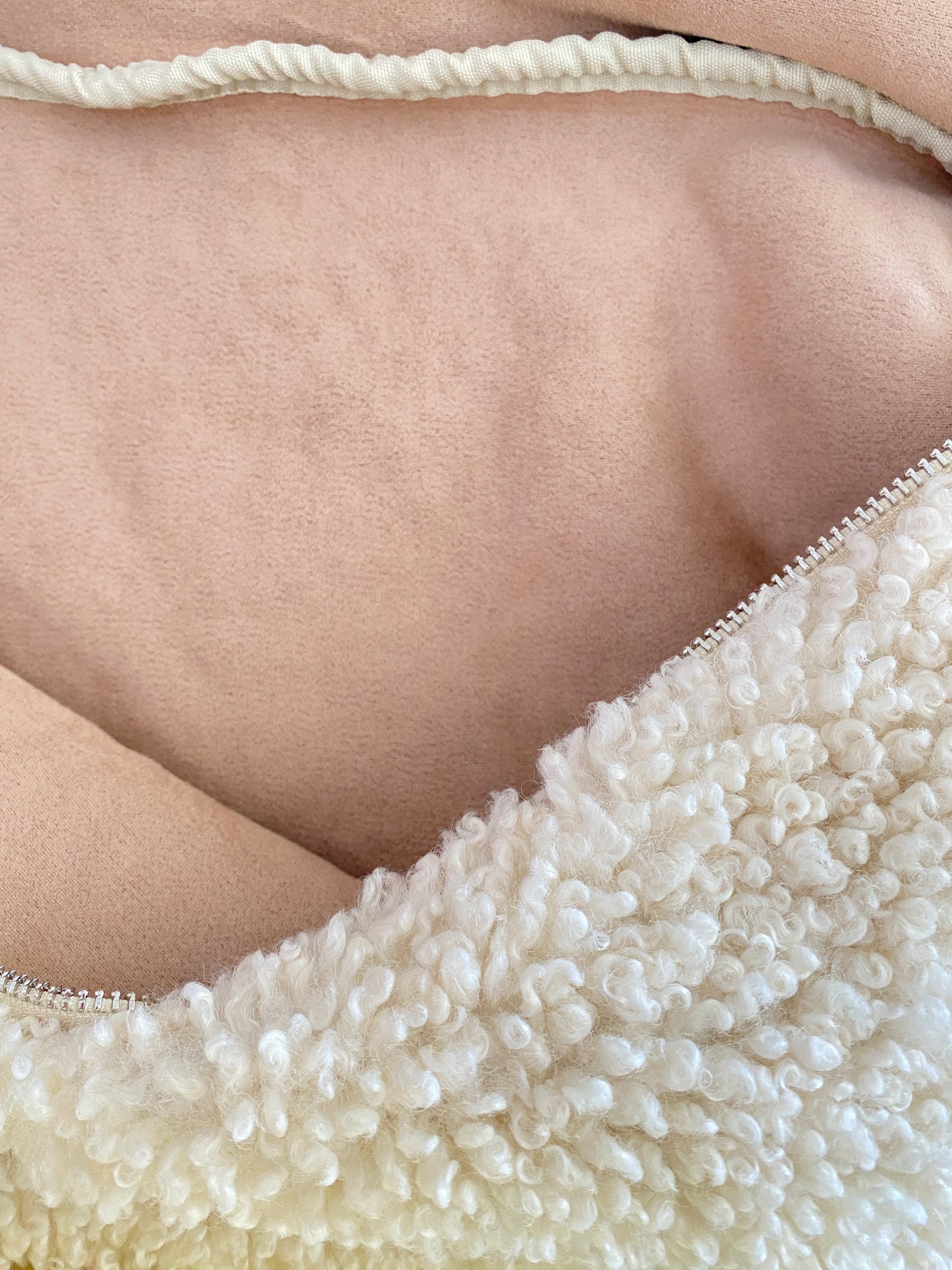 Beige Teddy Fanny Pack