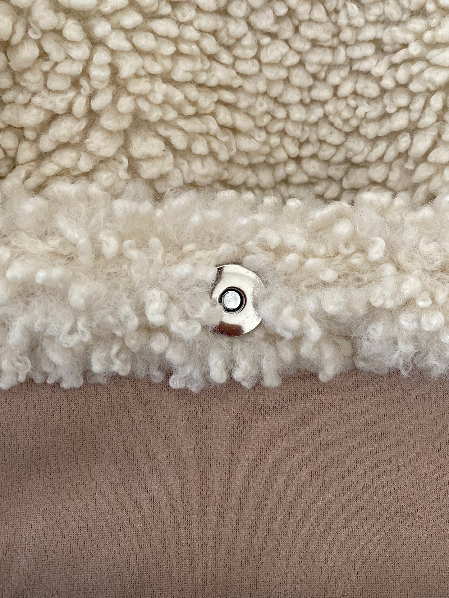 Beige Teddy Tote Bag