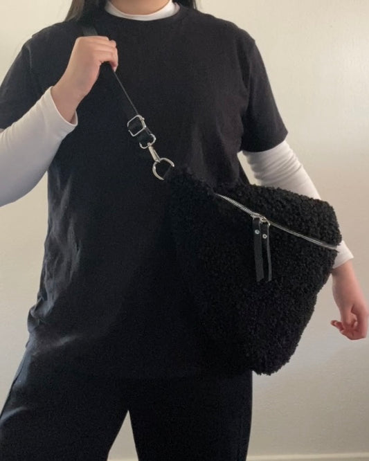 Black Teddy Fanny Pack