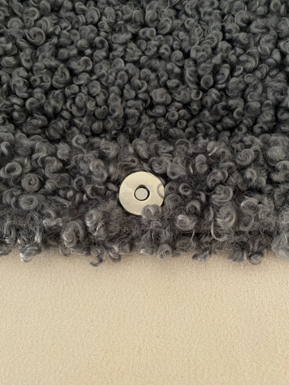 Grey Teddy Tote Bag