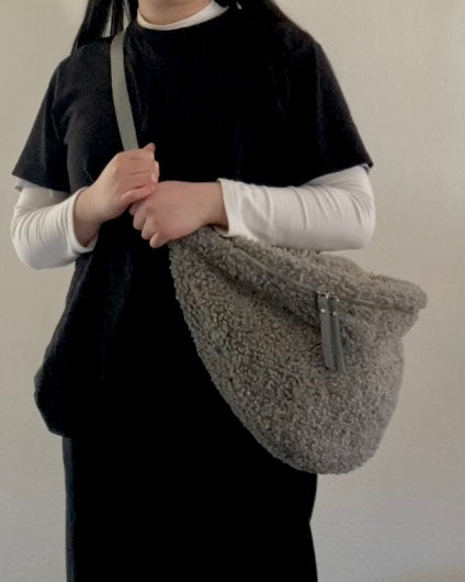 Grey Teddy Fanny Pack