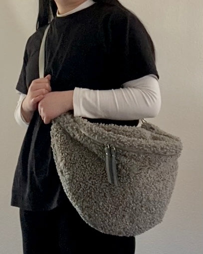 Grey Teddy Fanny Pack
