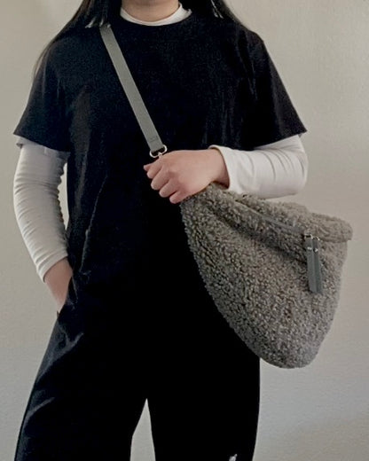 Grey Teddy Fanny Pack