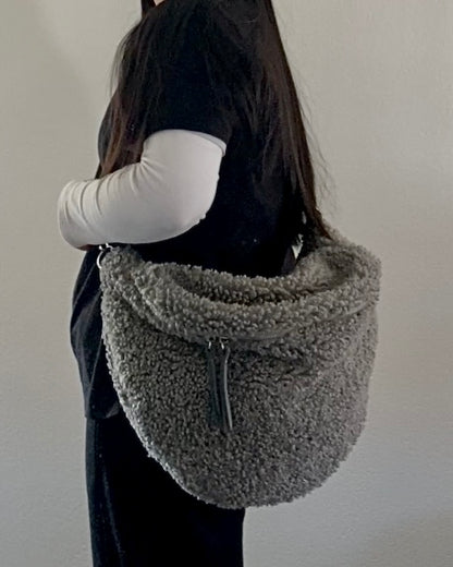 Grey Teddy Fanny Pack