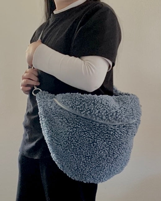 Light Blue Teddy Fanny Pack